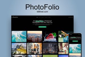 摄影图片展示Bootstrap网站模板