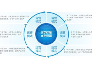 6项内容并列关系PPT信息图表