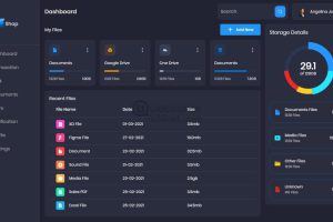 vue深色后台管理系统免费下载