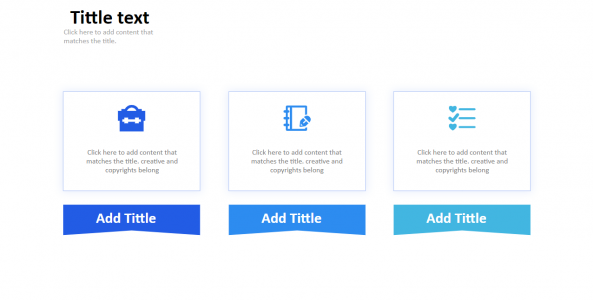 三项内容PPT模板 功能介绍PPT