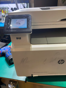 惠普Color Laserjet Pro MFP M283fdw打印机屏幕不显示怎么办？解决方案看这里